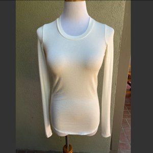 Wilfred Free White Long Sleeve Shirt Size S